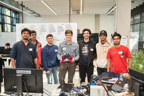 Team Colibro at the Hackathon: Mahadev Hansda Shriram, Mohamed Jemni<br />
Amine, German Stelmakh, Mohamed Aziz Rais , Nawaf Altalhi , Shubham Joshi<br />
<br />
Pictures: Fabian Vogl , Shubham Joshi