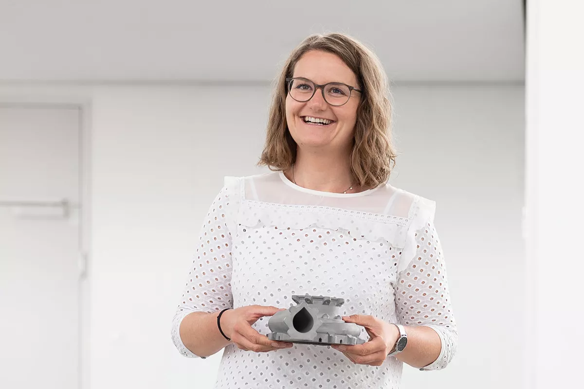 Prof. Dr.-Ing. Katrin Wudy, Head of the Professorship of Laser-based Additive Manufacturing 