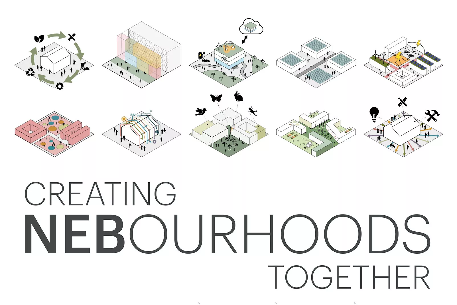 Abbildung Leuchtturmprojekt "Creating NEBourhoods Together"